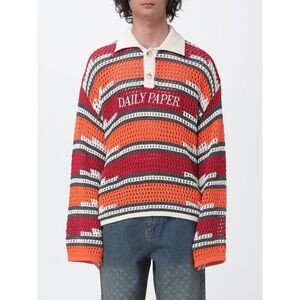 Daily Paper Polo Shirt Men Red